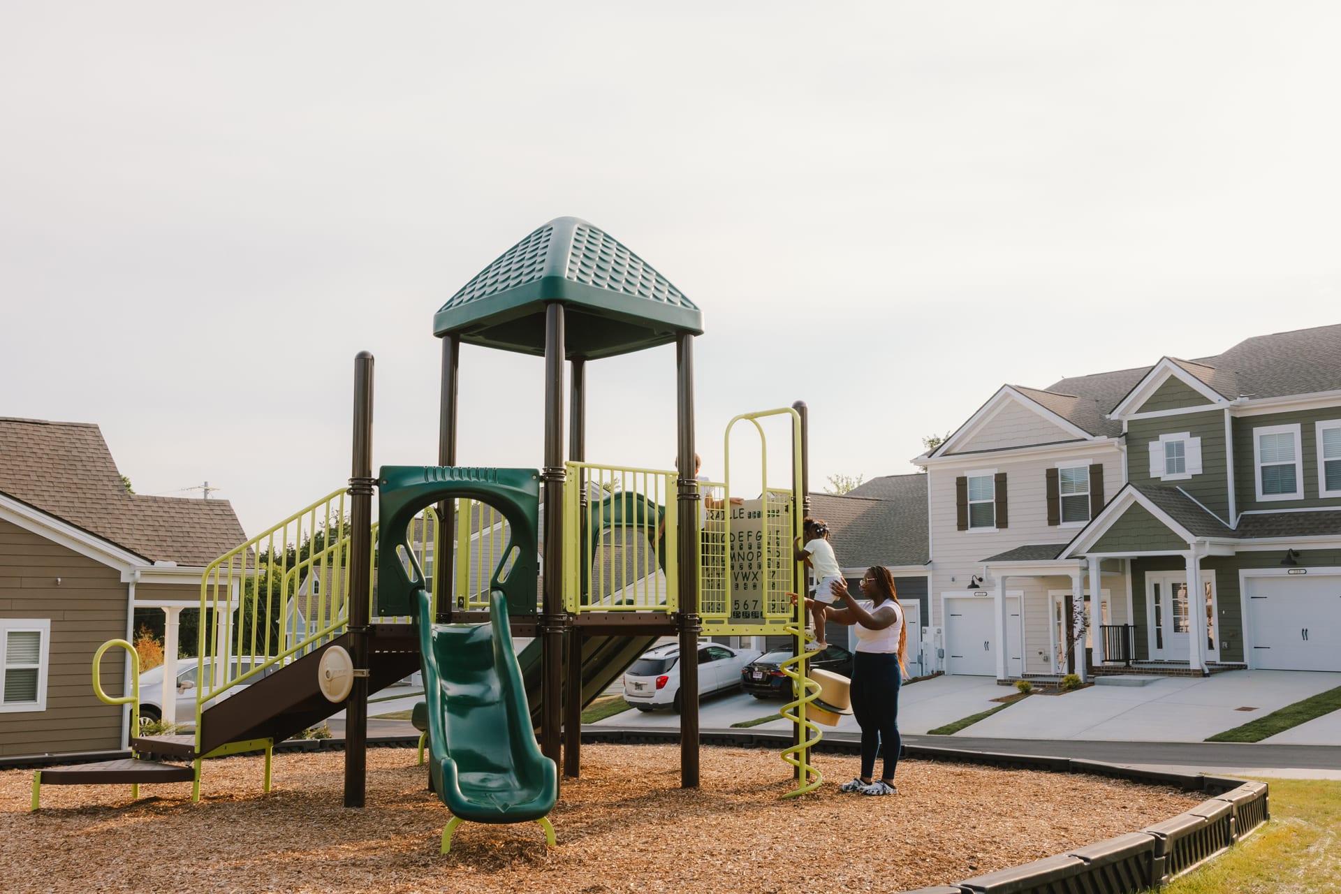 Harts Branch Townhomes: playground beside the townhomes